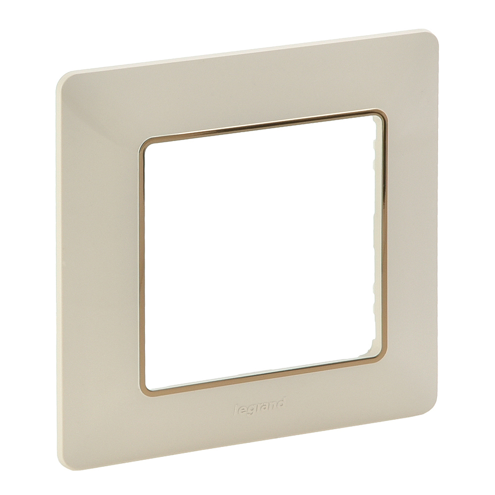 1G PLATE IVORY/GOLD  VL