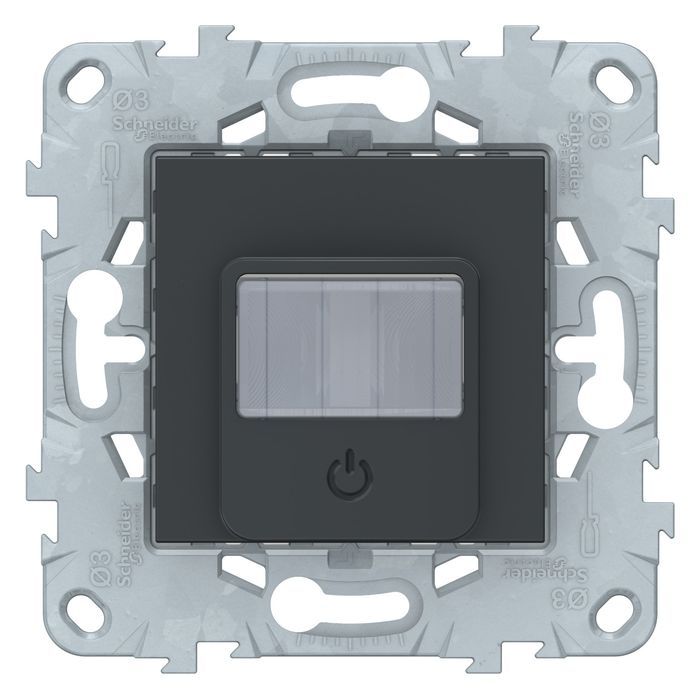 Датчик движения с выключателем Schneider Electric UNICA NEW, 2200 Вт, антрацит, NU552554