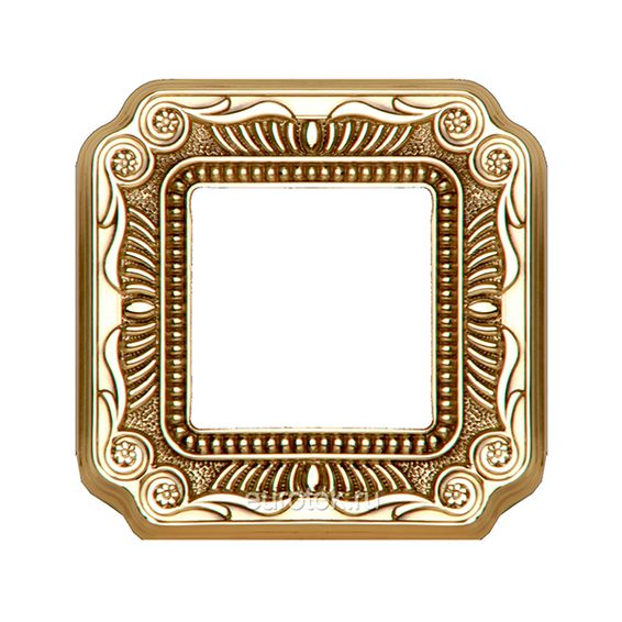 Рамка 1 пост FEDE FIRENZE, bright gold, FD01361OB